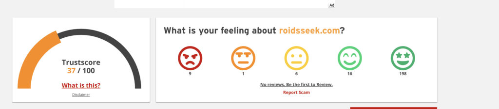 Roidsseek review